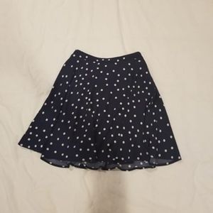 Blue Polka Dot Skirt